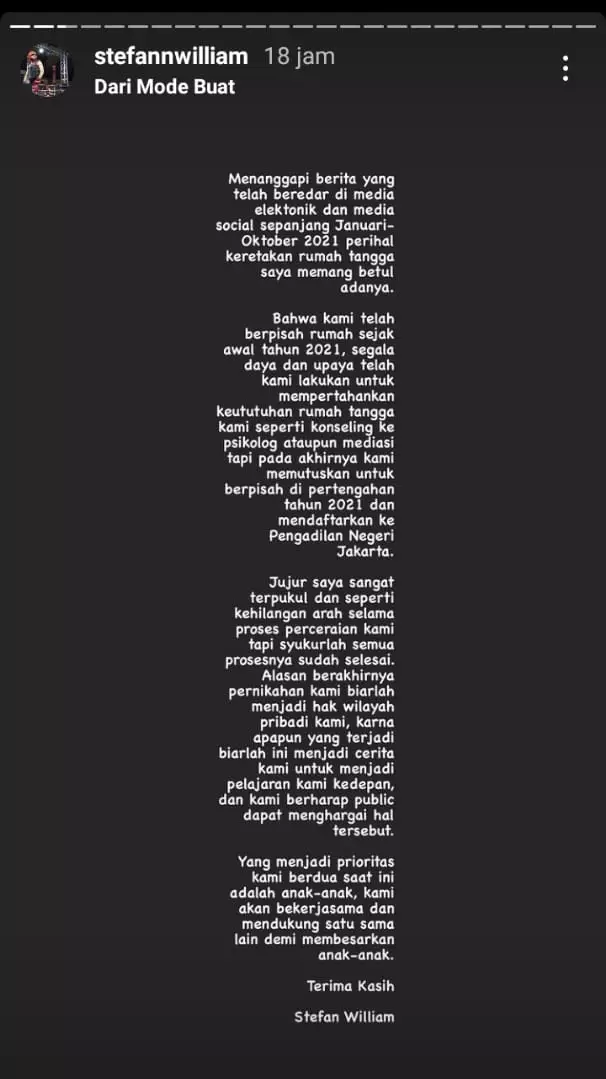 Fakta perceraian Celine Evangelista © 2021 brilio.net