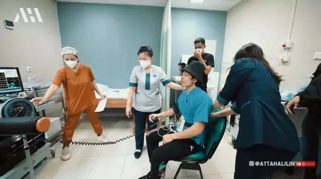Atta Halilintar lakukan medical check up © 2021 brilio.net