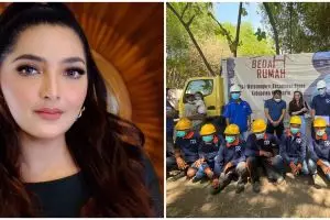 7 Momen Ashanty bedah rumah warga, realisasikan impian lama