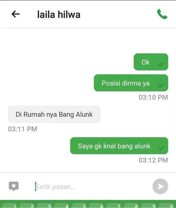 chat absurd pelanggan ojol yang ngeselin pol © 2021 instagram.com chat absurd pelanggan ojol yang ngeselin pol © 2021 instagram.com