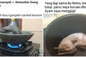 11 Status FB lucu tingkah nyeleneh pas di dapur, bikin heran