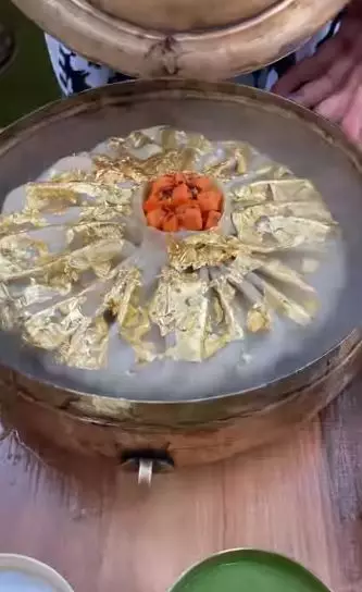 'siomay' India ini berlapis emas 24 karat Instagram