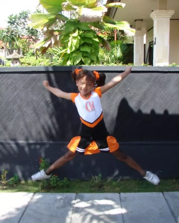 Potret masa kecil Megan Domani Instagram/@megandomani1410