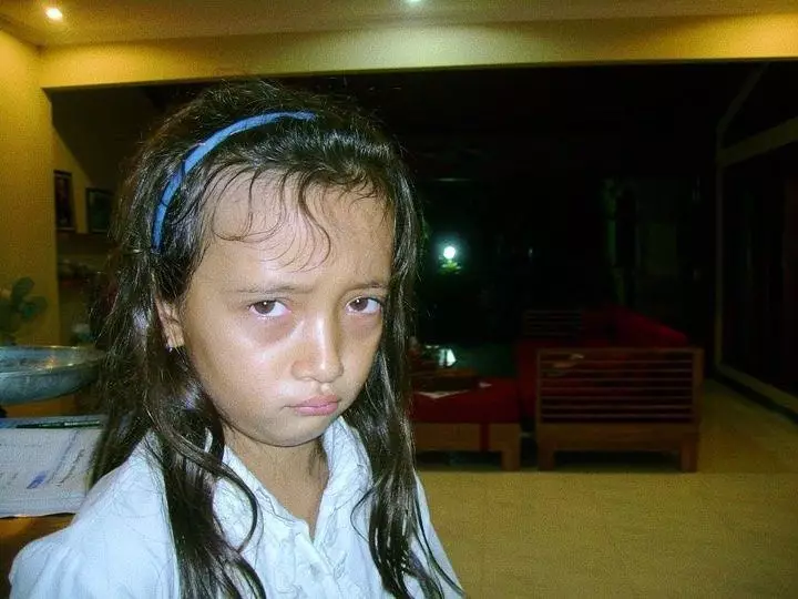 Potret masa kecil Megan Domani Instagram/@megandomani1410