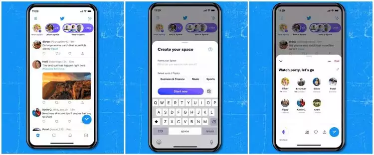Twitter rilis fitur Spaces untuk Android dan iOS, ini cara pakainya