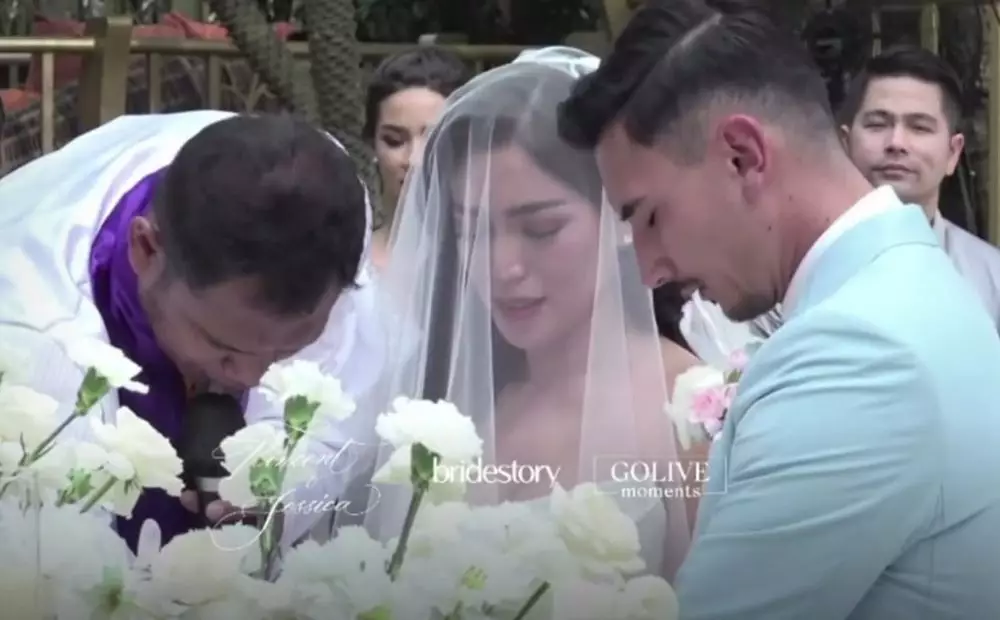 Momen pemberkatan Jessica Iskandar © Instagram