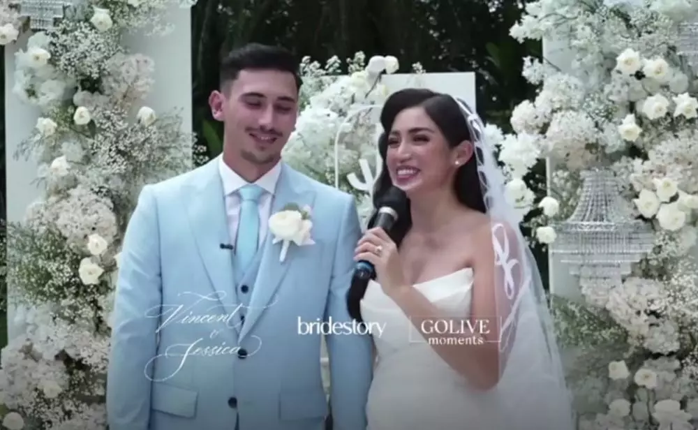 Momen pemberkatan Jessica Iskandar © Instagram