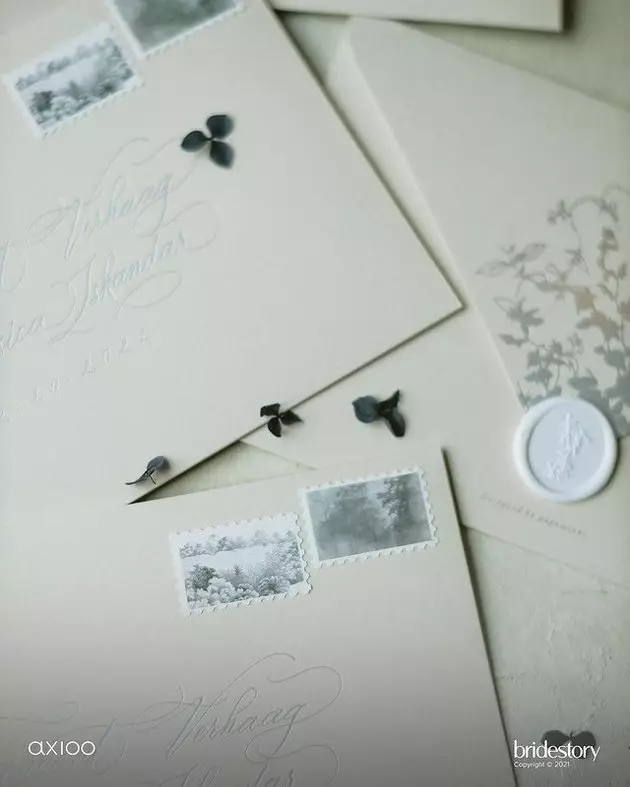 Detail pernikahan Jedar dan Vincent © Instagram Detail pernikahan Jedar dan Vincent © Instagram