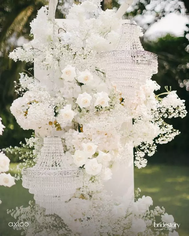 Detail pernikahan Jedar dan Vincent © Instagram Detail pernikahan Jedar dan Vincent © Instagram