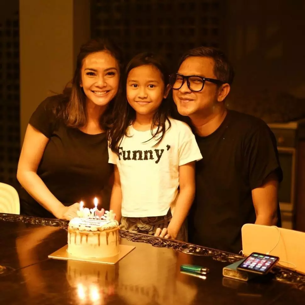 potret kompak Masayu Anastasia dan Lembu © Instagram