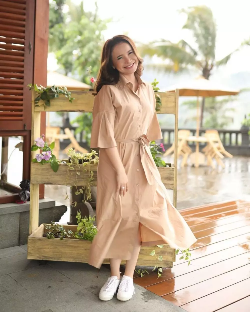 Inspirasi mix and match outfit Rossa © Instagram Inspirasi mix and match outfit Rossa © Instagram