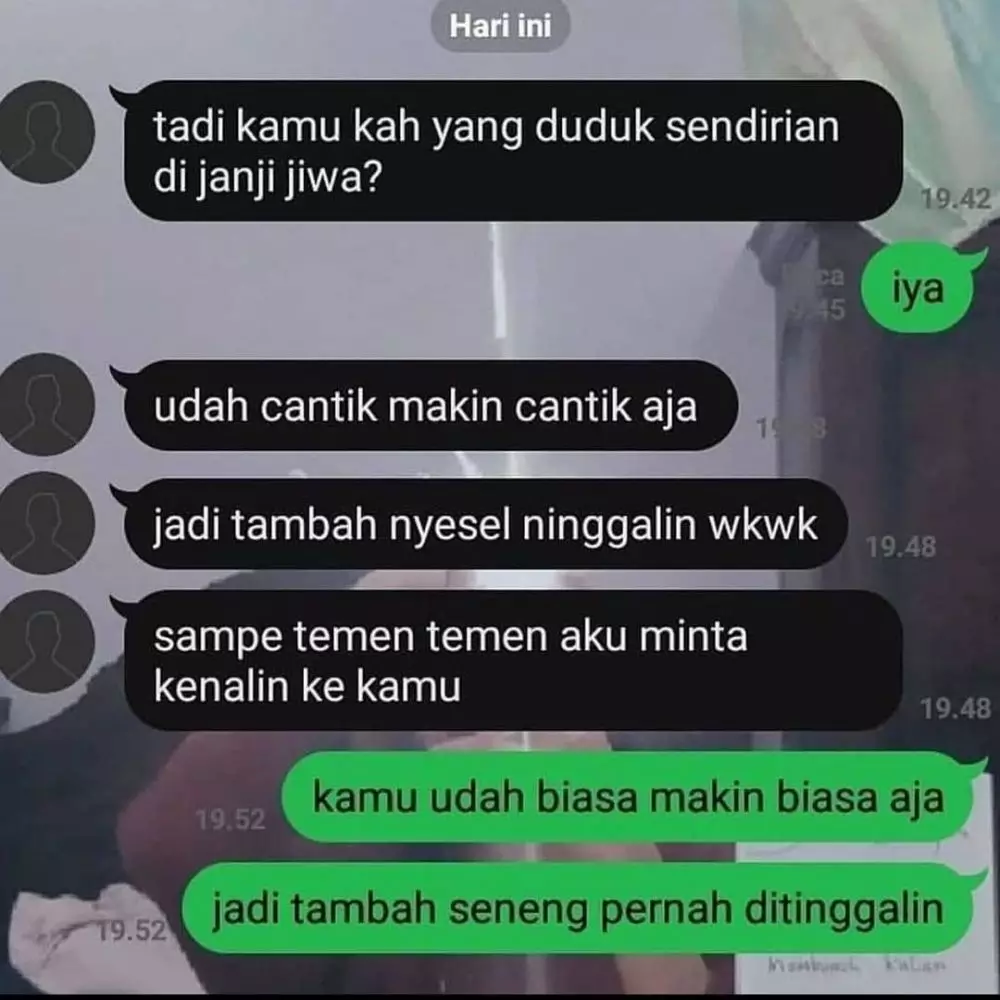 chat lucu ditikung teman nggak ya kira-kira © 2021 instagram.com