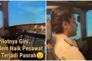 Lantunkan ayat Alquran saat terbang, pilot ini tuai sanjung puji