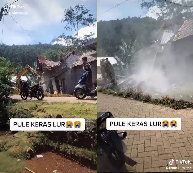 robohkan rumah karena istri selingkuh © 2021 brilio.net