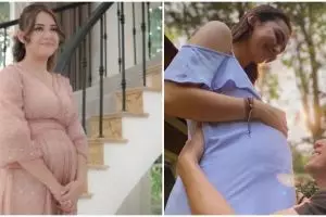 Belum menikah, 8 seleb ini pamer 'baby bump' di sinetron