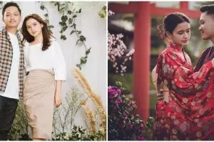 Bagai prewedding, ini 9 gaya pemotretan Azriel dan Sarah Menzel