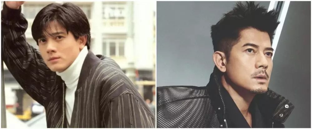 beda gaya dulu dan kini Aaron Kwok © berbagai sumber