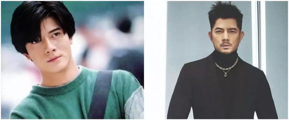 beda gaya dulu dan kini Aaron Kwok © berbagai sumber