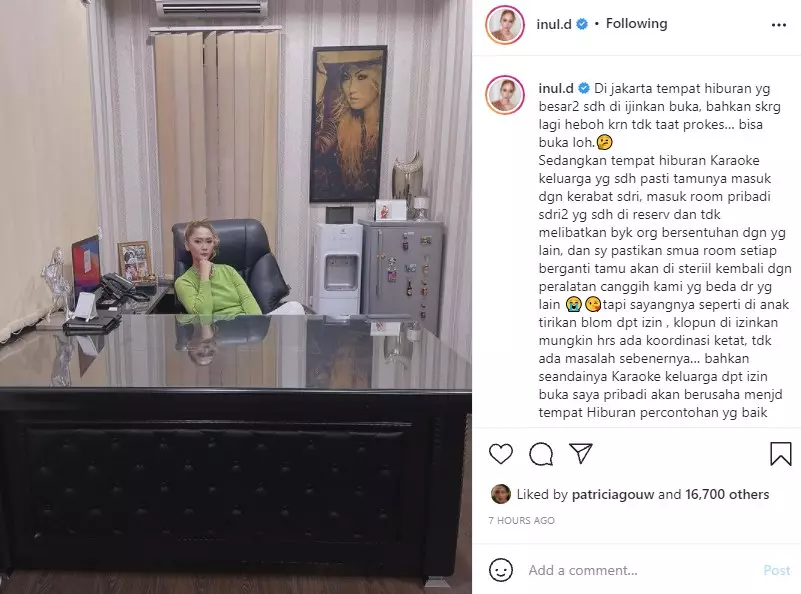 curhatan Inul Daratista © 2021 Instagram