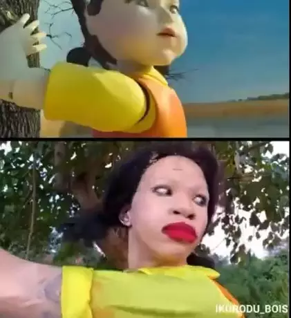 Kelompok film Nigeria ini sukses parodikan Squid Game © 2021 Instagram