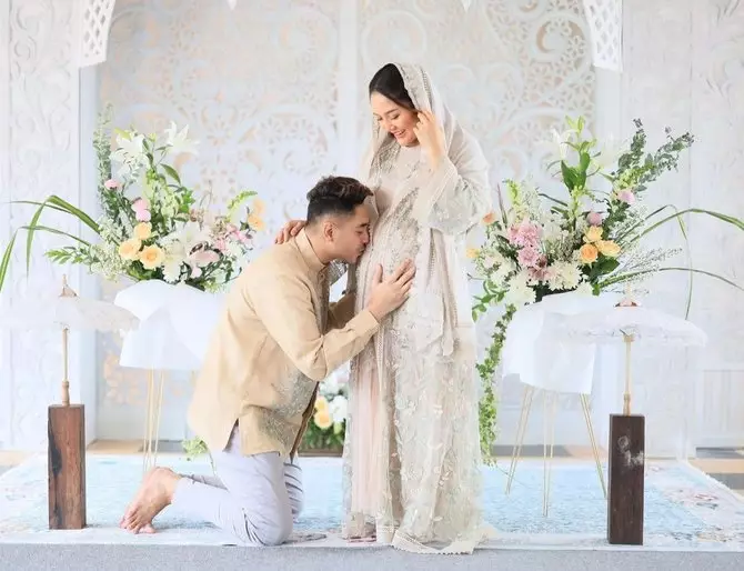 Potret dekorasi tasyakuran kehamilan Berbagai sumber 