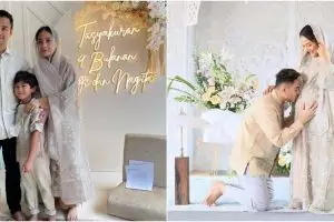 Potret dekorasi tasyakuran kehamilan 5 penyanyi, Siti Badriah elegan