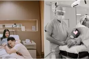 11 Momen haru Patricia Devina & Billy Davidson dikaruniai anak pertama