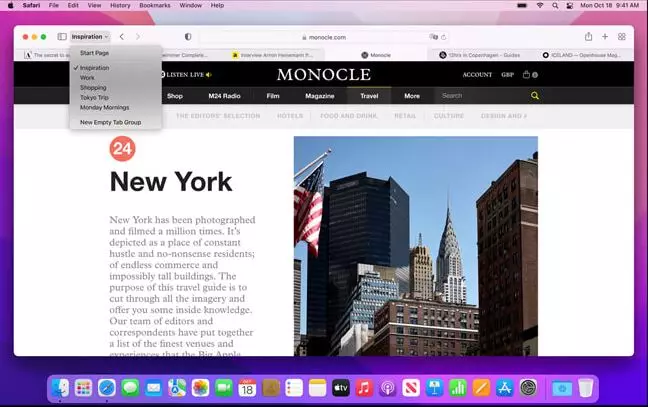 Fitur menarik macOS Monterey © 2021 brilio.net