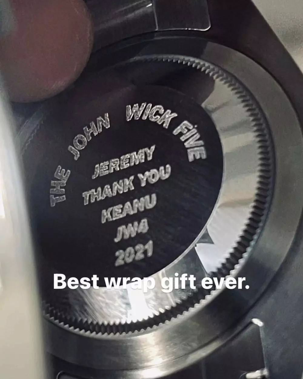 Keanu Reeves hadiah 4 jam tangan Rolex untuk Stuntman Instagram Keanu Reeves hadiah 4 jam tangan Rolex untuk Stuntman Instagram