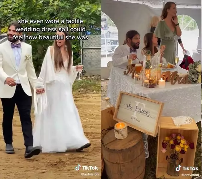 pengantin pakai gaun taktil © 2021 brilio.net