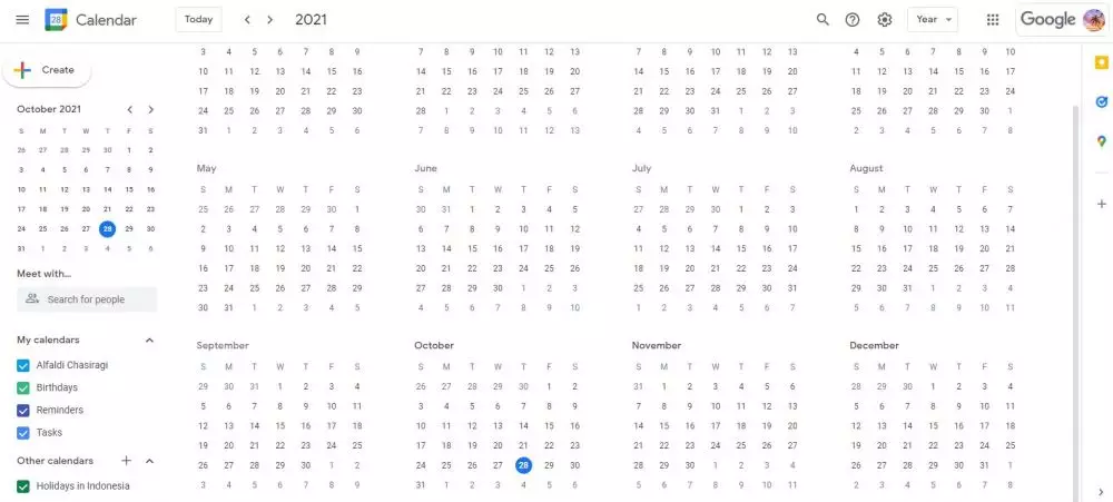 7 Fitur Google Calendar © 2021 brilio.net 7 Fitur Google Calendar © 2021 brilio.net