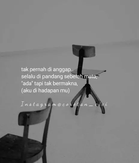 Kata-kata sedih merasa tak dianggap © berbagai sumber Kata-kata sedih merasa tak dianggap © berbagai sumber