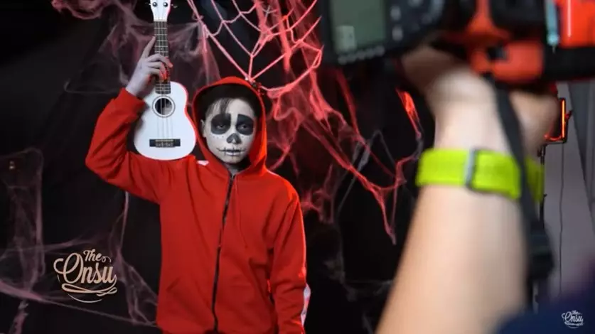 momen pemotretan keluarga Ruben Onsu © YouTube