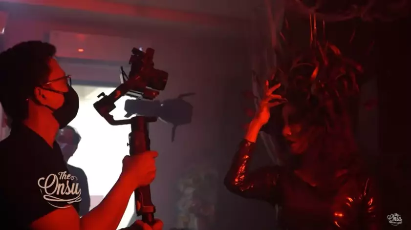 momen pemotretan keluarga Ruben Onsu © YouTube