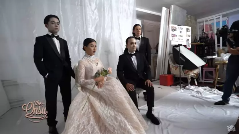 momen pemotretan keluarga Ruben Onsu © YouTube