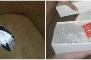 Wanita beli handphone online, setelah datang isinya bikin miris