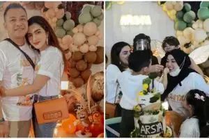 9 Momen Ashanty rayakan ulang tahun ke-5 Arsya, meriah bertema hutan