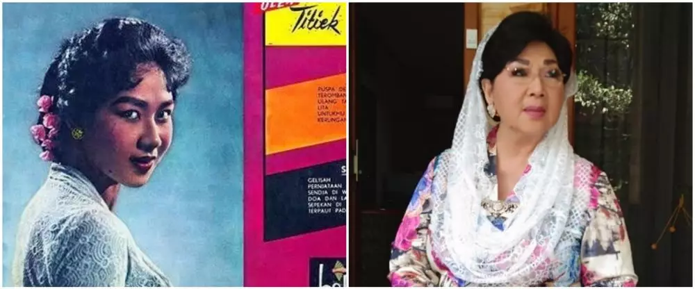 potret dulu dan kini Titiek Puspa © berbagai sumber
