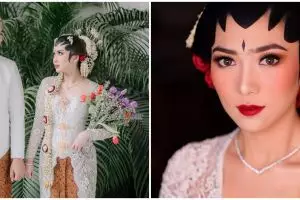 7 Penyanyi pakai riasan paes Jawa saat menikah, wajahnya manglingi