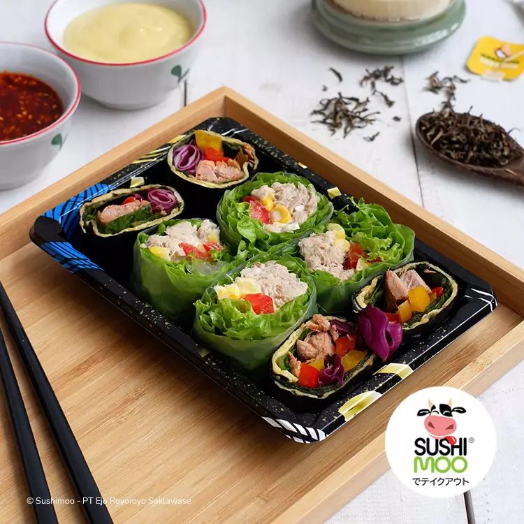 SUSHIMOO rilis Sushi Keto untuk hari vegan sedunia ©  SUSHIMOO SUSHIMOO rilis Sushi Keto untuk hari vegan sedunia ©  SUSHIMOO