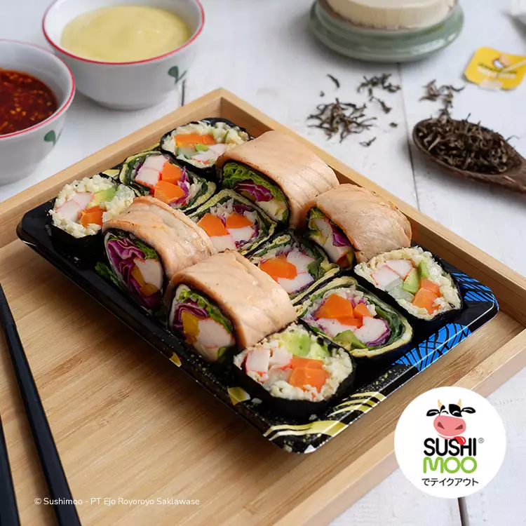 SUSHIMOO rilis Sushi Keto untuk hari vegan sedunia ©  SUSHIMOO SUSHIMOO rilis Sushi Keto untuk hari vegan sedunia ©  SUSHIMOO