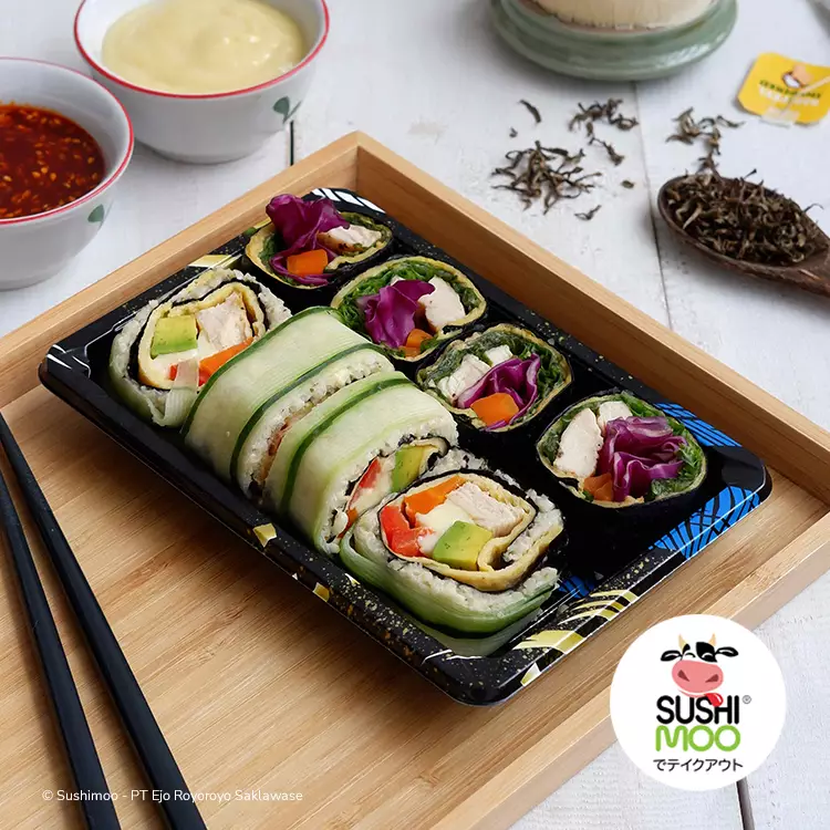 SUSHIMOO rilis Sushi Keto untuk hari vegan sedunia ©  SUSHIMOO SUSHIMOO rilis Sushi Keto untuk hari vegan sedunia ©  SUSHIMOO