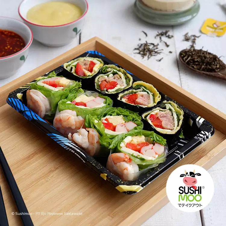 SUSHIMOO rilis Sushi Keto untuk hari vegan sedunia ©  SUSHIMOO SUSHIMOO rilis Sushi Keto untuk hari vegan sedunia ©  SUSHIMOO