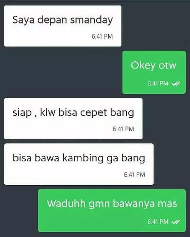 barang dititipin ojek online absurd © 2021 instagram.com