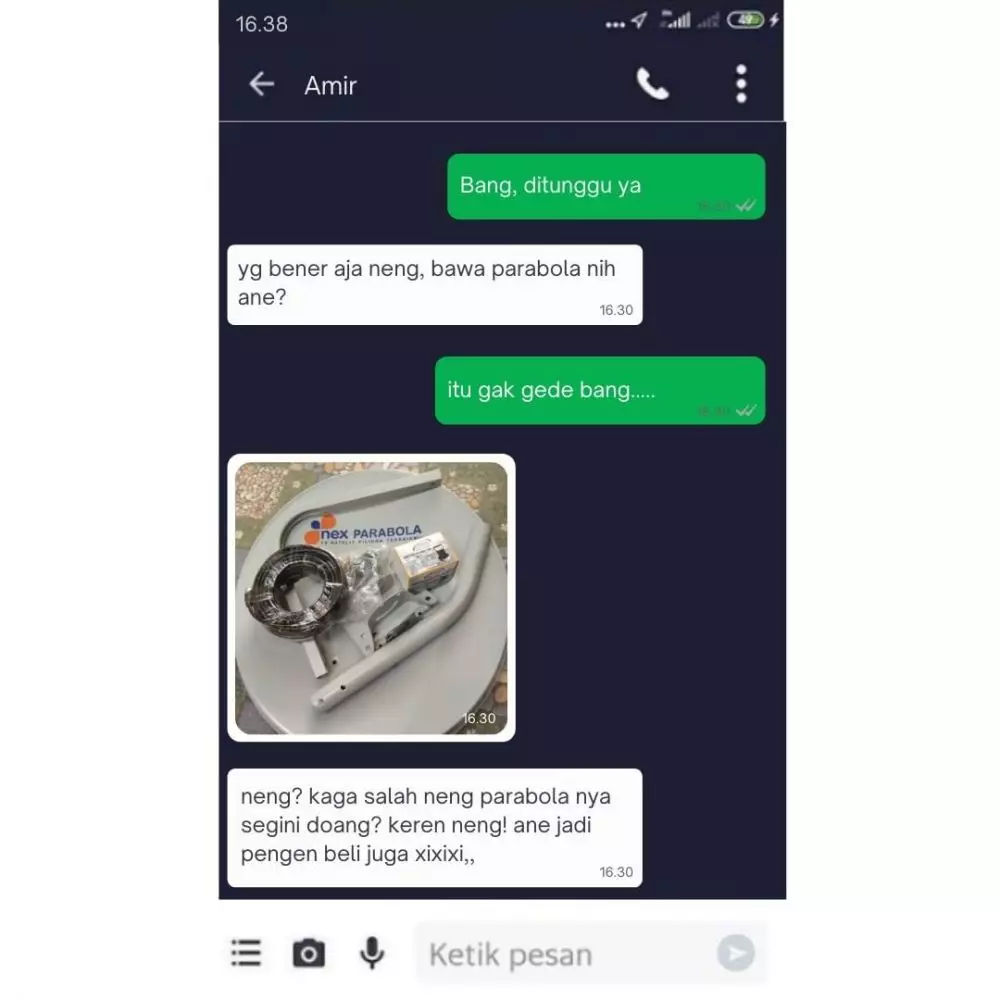 barang dititipin ojek online absurd © 2021 instagram.com