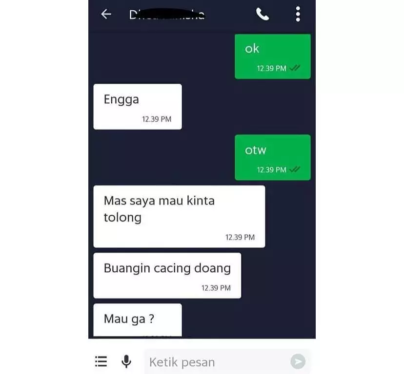barang dititipin ojek online absurd © 2021 instagram.com