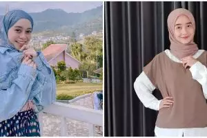 Gaya outfit hamil 5 pedangdut jebolan D'Academy, Lesty Kejora simpel