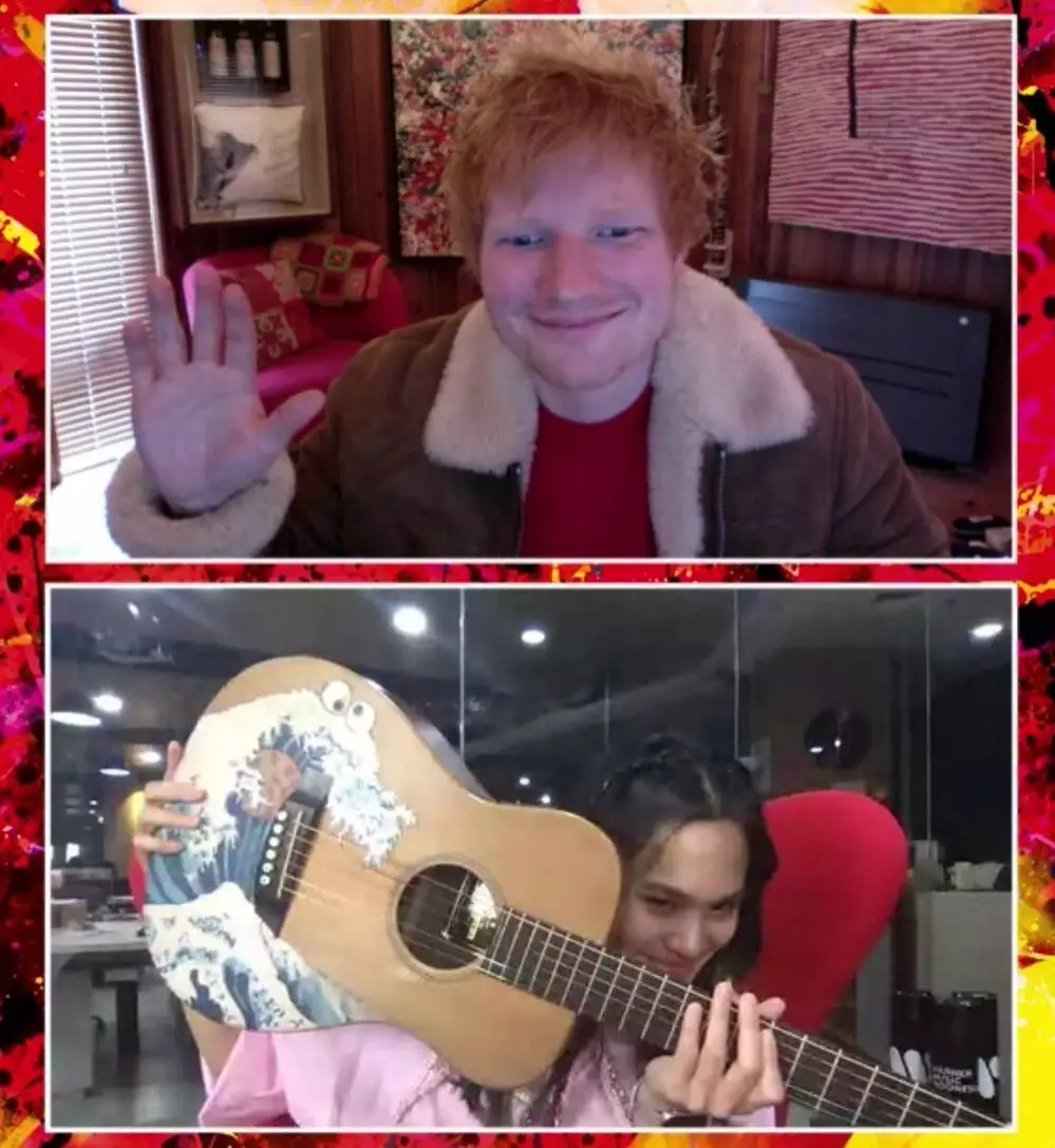 Momen Sheryl Sheinafia pandu acara jumpa Ed Sheeran se asia Instagram Momen Sheryl Sheinafia pandu acara jumpa Ed Sheeran se asia Instagram