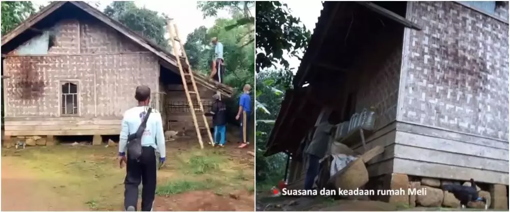 potret rumah jebolan lida di kampung halaman © YouTube