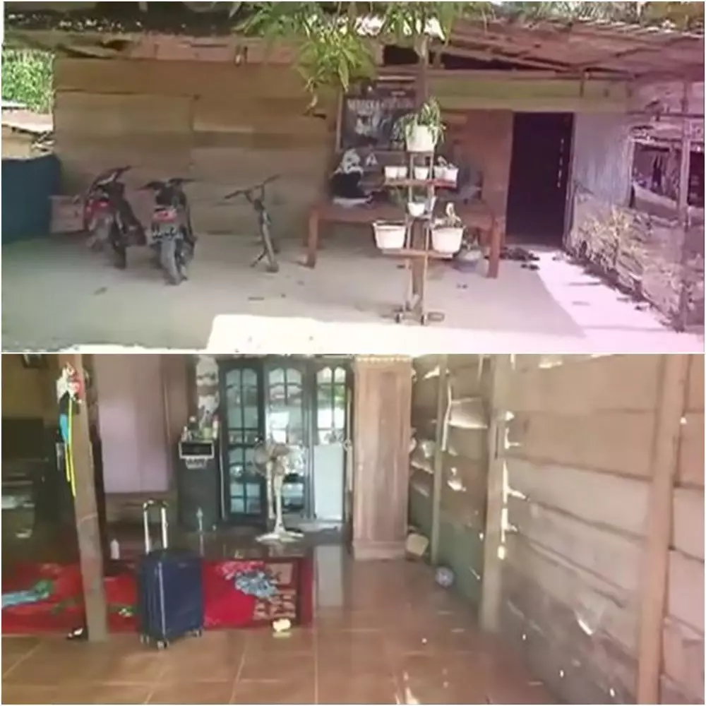 potret rumah jebolan lida di kampung halaman © YouTube